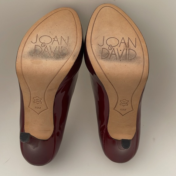 Joan & David Flipp Red Patent Leather Heels - Picture 3 of 5